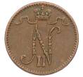 Монета 1 пенни 1914 года Русская Финляндия (Артикул: K10-2956) — Фото №2