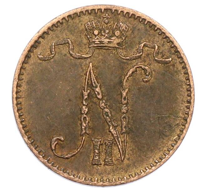 Монета 1 пенни 1912 года Русская Финляндия (Артикул: K10-2957) — Фото №2