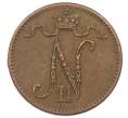 Монета 1 пенни 1916 года Русская Финляндия (Артикул: K10-2958) — Фото №2