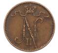 Монета 1 пенни 1909 года Русская Финляндия (Артикул: K10-2959) — Фото №2