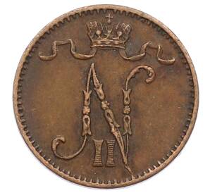 1 пенни 1909 года Русская Финляндия — Фото №2