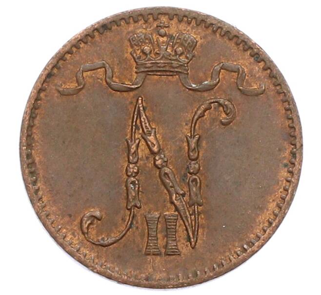 Монета 1 пенни 1912 года Русская Финляндия (Артикул: K10-2960) — Фото №2