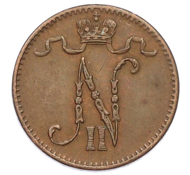 Монета 1 пенни 1912 года Русская Финляндия (Артикул: K10-2967) — Фото №2