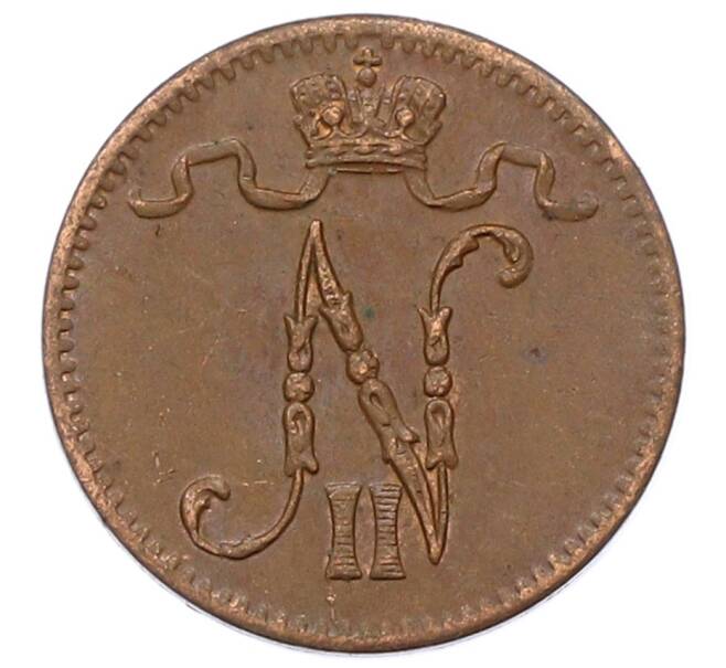 Монета 1 пенни 1916 года Русская Финляндия (Артикул: K10-2969) — Фото №2