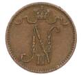 Монета 1 пенни 1916 года Русская Финляндия (Артикул: K10-2973) — Фото №2