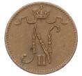Монета 1 пенни 1915 года Русская Финляндия (Артикул: K10-2974) — Фото №2