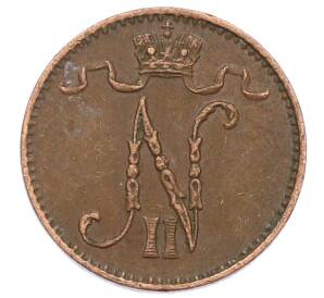 1 пенни 1909 года Русская Финляндия — Фото №2