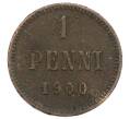 Монета 1 пенни 1900 года Русская Финляндия (Артикул: K10-2986) — Фото №1
