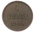 Монета 1 пенни 1900 года Русская Финляндия (Артикул: K10-2987) — Фото №1