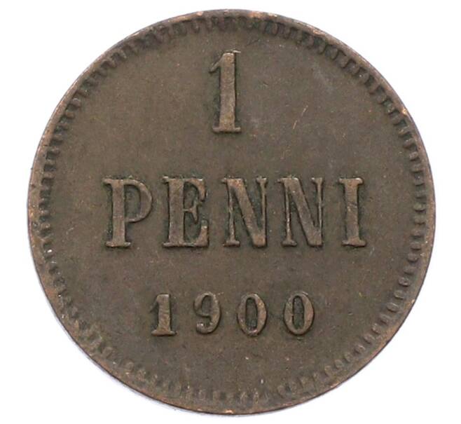 Монета 1 пенни 1900 года Русская Финляндия (Артикул: K10-2987) — Фото №1
