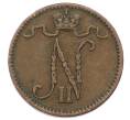Монета 1 пенни 1911 года Русская Финляндия (Артикул: K10-2989) — Фото №2