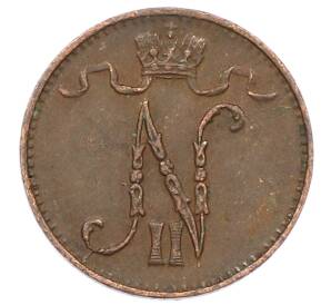 1 пенни 1915 года Русская Финляндия — Фото №2