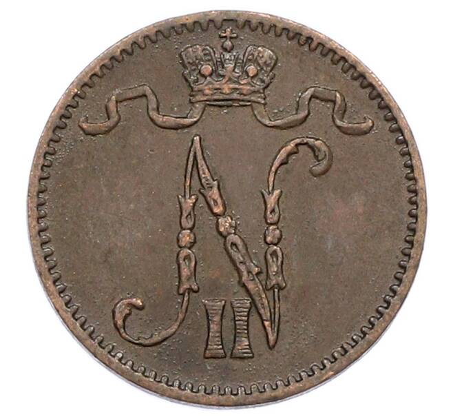 Монета 1 пенни 1914 года Русская Финляндия (Артикул: K10-2993) — Фото №2