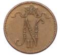 Монета 1 пенни 1914 года Русская Финляндия (Артикул: K10-2995) — Фото №2