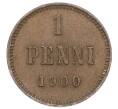 Монета 1 пенни 1900 года Русская Финляндия (Артикул: K10-2996) — Фото №1