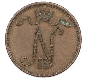 1 пенни 1900 года Русская Финляндия — Фото №2