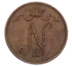 1 пенни 1909 года Русская Финляндия — Фото №2