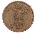Монета 1 пенни 1911 года Русская Финляндия (Артикул: K10-3000) — Фото №2
