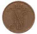 Монета 1 пенни 1914 года Русская Финляндия (Артикул: K10-3004) — Фото №2