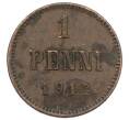 Монета 1 пенни 1914 года Русская Финляндия (Артикул: K10-3006) — Фото №1