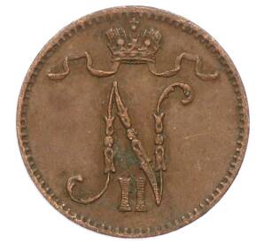 1 пенни 1909 года Русская Финляндия — Фото №2