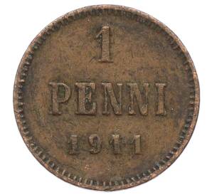 1 пенни 1911 года Русская Финляндия