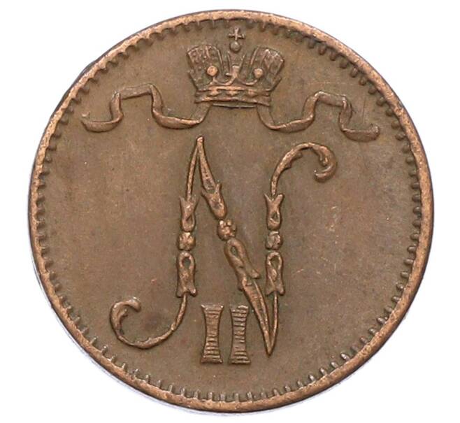 Монета 1 пенни 1911 года Русская Финляндия (Артикул: K10-3012) — Фото №2