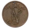 Монета 1 пенни 1915 года Русская Финляндия (Артикул: K10-3014) — Фото №2