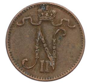 1 пенни 1915 года Русская Финляндия — Фото №2