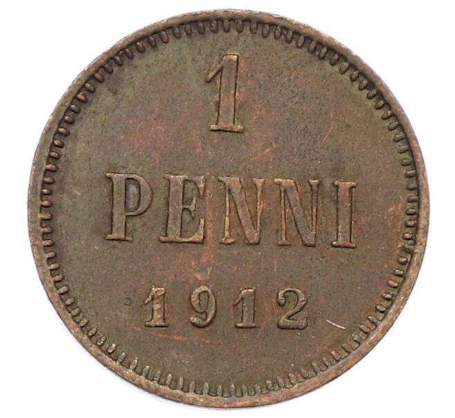 Монета 1 пенни 1912 года Русская Финляндия (Артикул: K10-3016) — Фото №1