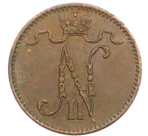 1 пенни 1909 года Русская Финляндия — Фото №2