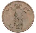 Монета 1 пенни 1915 года Русская Финляндия (Артикул: K10-3025) — Фото №2