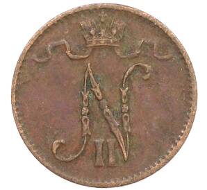 1 пенни 1915 года Русская Финляндия — Фото №2