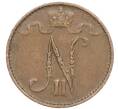 Монета 1 пенни 1913 года Русская Финляндия (Артикул: K10-3030) — Фото №2