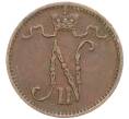Монета 1 пенни 1915 года Русская Финляндия (Артикул: K10-3041) — Фото №2
