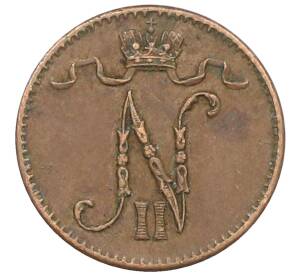 1 пенни 1915 года Русская Финляндия — Фото №2