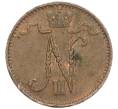 Монета 1 пенни 1914 года Русская Финляндия (Артикул: K10-3045) — Фото №2