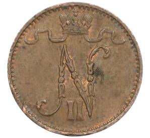 1 пенни 1914 года Русская Финляндия — Фото №2