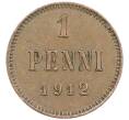Монета 1 пенни 1912 года Русская Финляндия (Артикул: K10-3047) — Фото №1