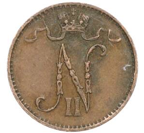 1 пенни 1907 года Русская Финляндия