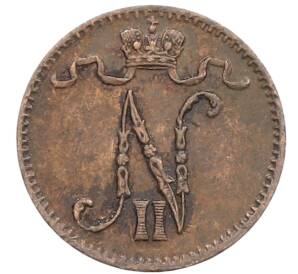 1 пенни 1900 года Русская Финляндия — Фото №2