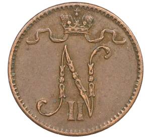 1 пенни 1914 года Русская Финляндия — Фото №2