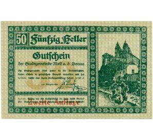 50 геллеров 1920 года Австрия — Мельк (Нотгельд) — Фото №1