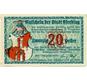 20 геллеров 1919 года Австрия — Эфердинг (Нотгельд) — Фото №1