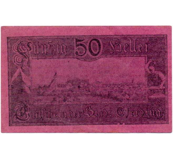 Банкнота 50 геллеров 1920 года Австрия — Эфердинг (Нотгельд) (Артикул: B2-14513) — Фото №1