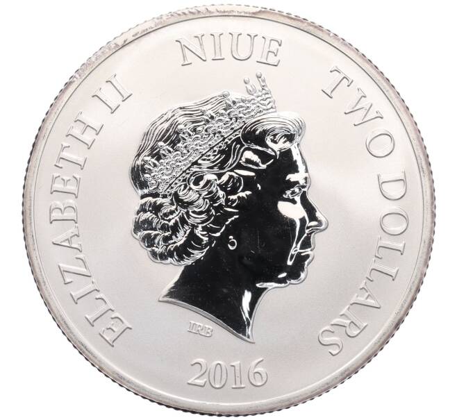 Монета 2 доллара 2016 года Ниуэ «Бисса» (Артикул: K10-2870) — Фото №2