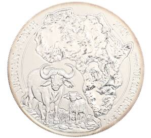 50 франков 2015 года Руанда «Африканская унция — Буйвол» — Фото №1