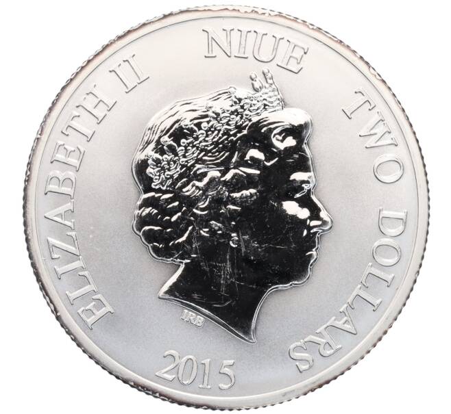 Монета 2 доллара 2015 года Ниуэ «Бисса» (Артикул: K10-2927) — Фото №2