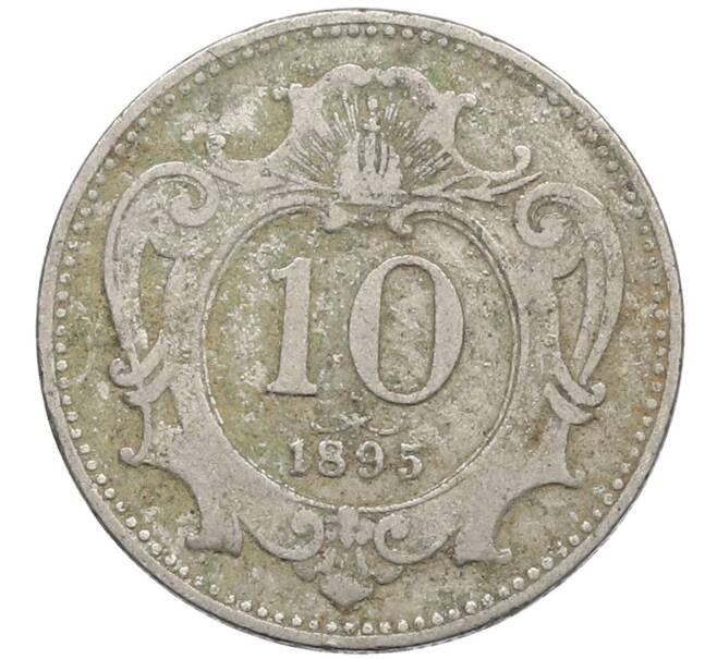 Монета 10 геллеров 1895 года Австрия (Артикул: K10-3079) — Фото №1