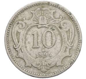 10 геллеров 1894 года Австрия — Фото №1